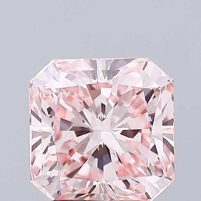 2.52 Ct. Fancy Intense Pink Radiant Lab Grown Diamond