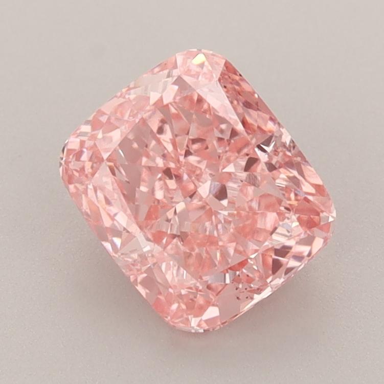 1.45 Ct. Fancy Pink Cushion Lab Grown Diamond