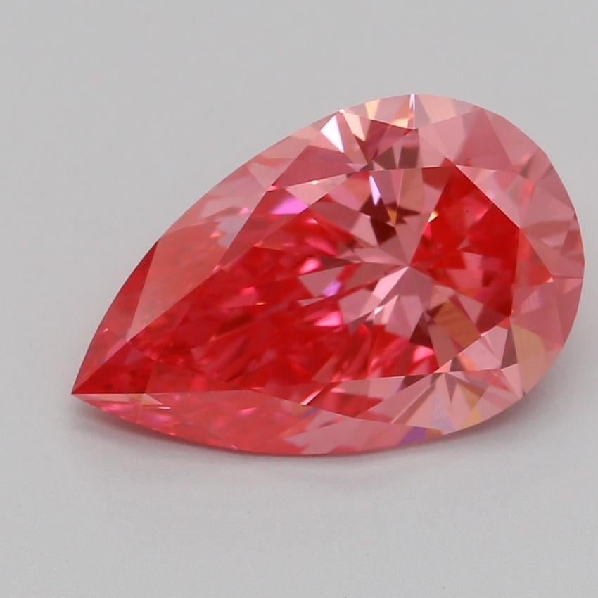 1.58 Ct. Fancy Vivid Pink Pear Lab Grown Diamond