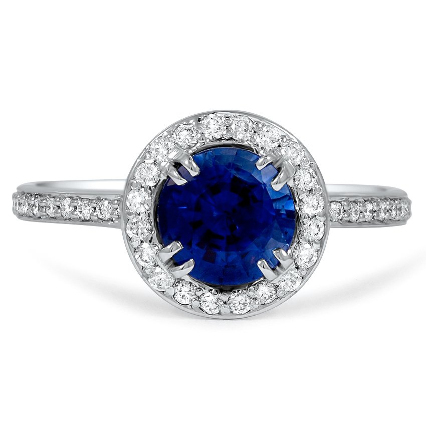 Modern Sapphire Vintage Ring | Gisele | Brilliant Earth