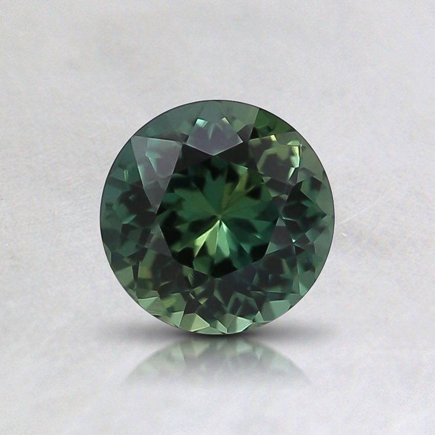 5.4mm Unheated Teal Round Sapphire