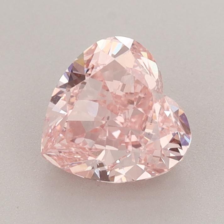 1.52 Ct. Fancy Vivid  Pink Heart Lab Grown Diamond