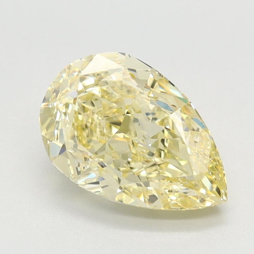 1.77 Ct. Fancy Intense Yellow Pear Lab Grown Diamond