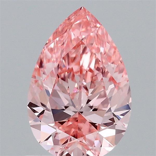 1.01 Ct. Fancy Vivid Pink Pear Lab Grown Diamond