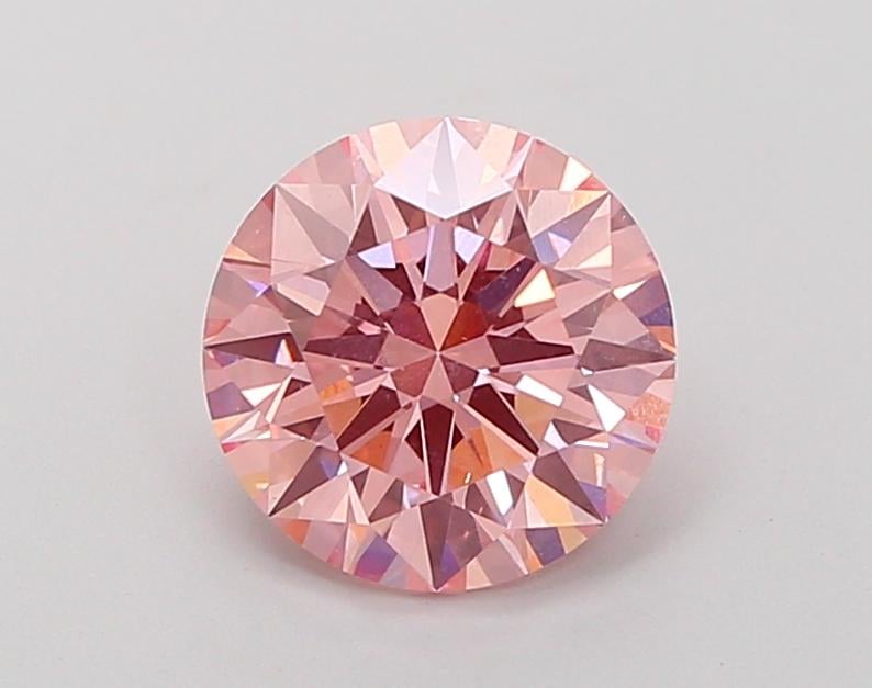 2.00 Ct. Fancy Vivid Pink Round Lab Grown Diamond