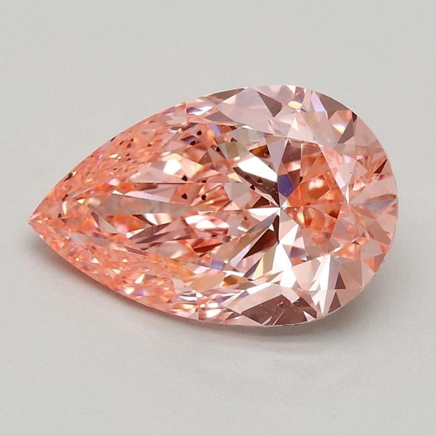 1.70 Ct. Fancy Vivid Pink Pear Lab Grown Diamond