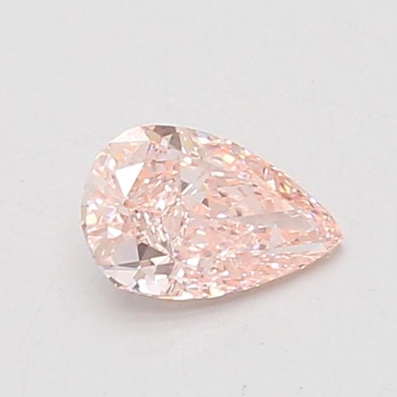 0.55 Ct. Fancy Intense Pink Pear Lab Grown Diamond
