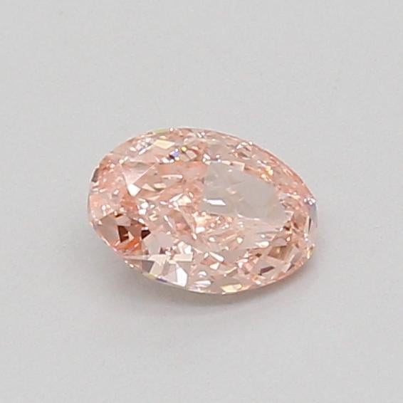0.44 Ct. Fancy Vivid Pink Oval Lab Grown Diamond