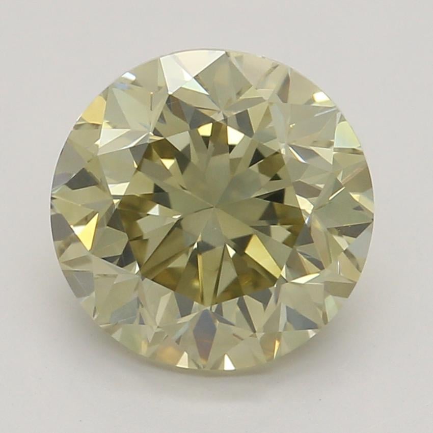 1.50 Ct. Fancy Brownish Greenish Yellow Round Diamond