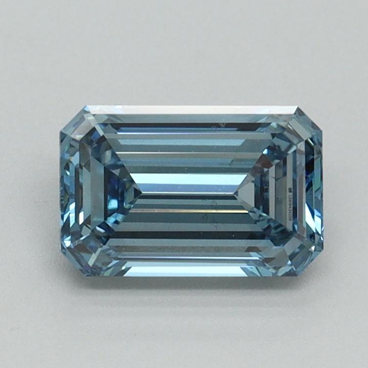1.03 Ct. Fancy Intense Blue Emerald Lab Grown Diamond