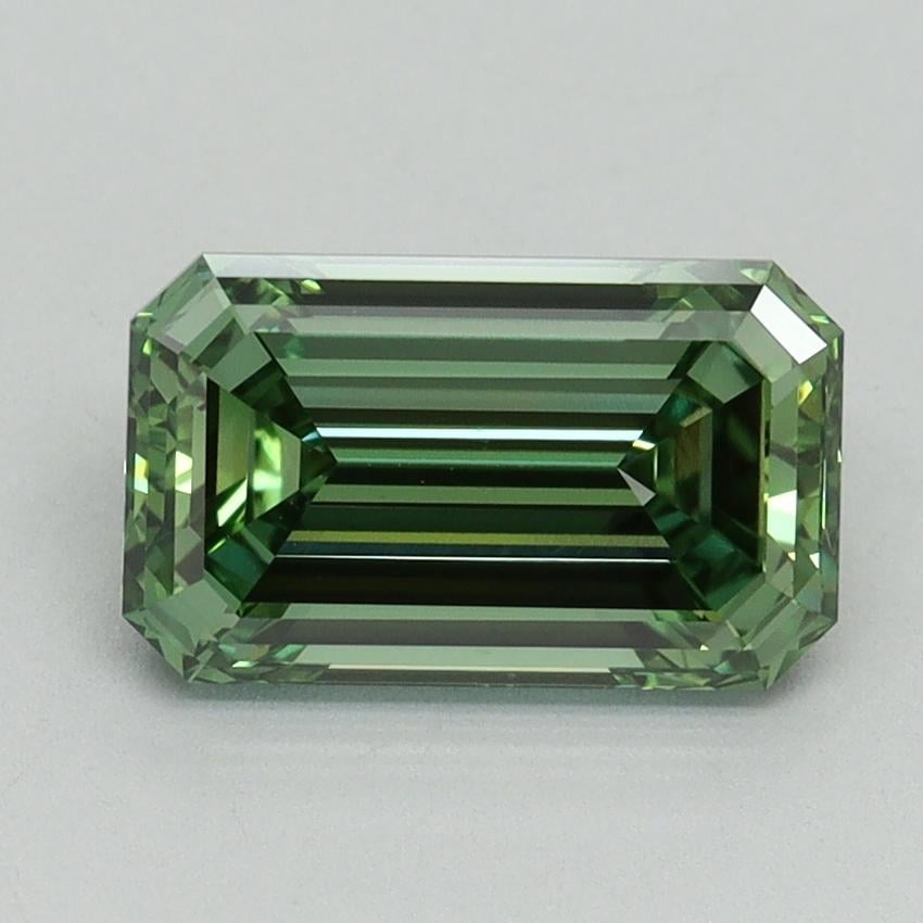 2.09 Ct. Fancy Vivid Green Emerald Lab Grown Diamond