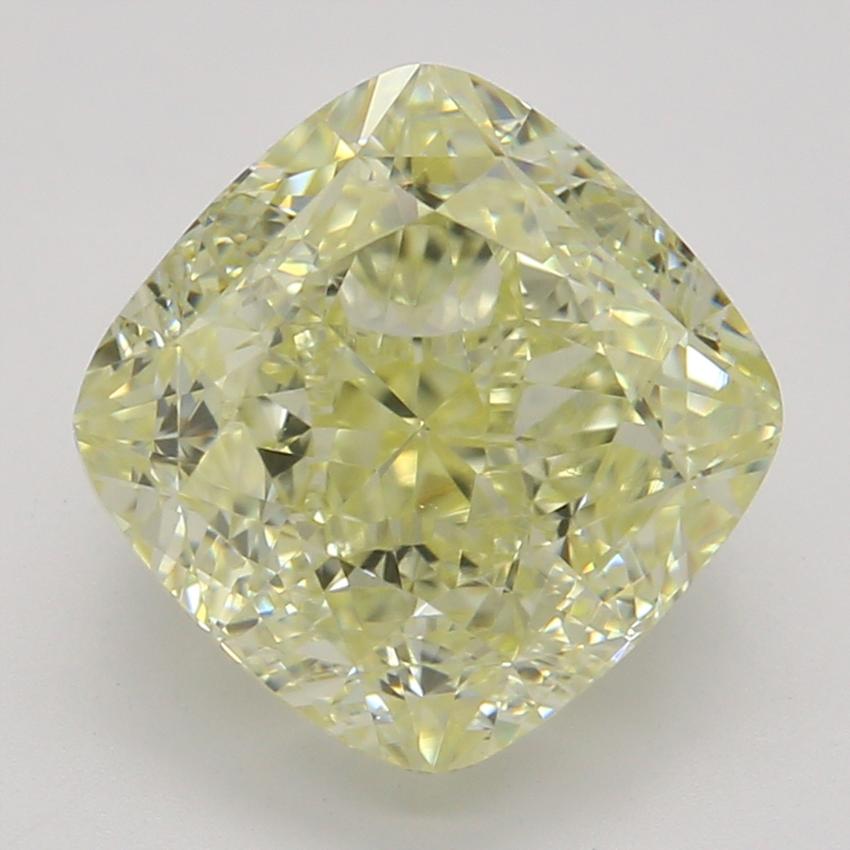 2.33 Ct. Fancy Light Yellow Cushion Diamond