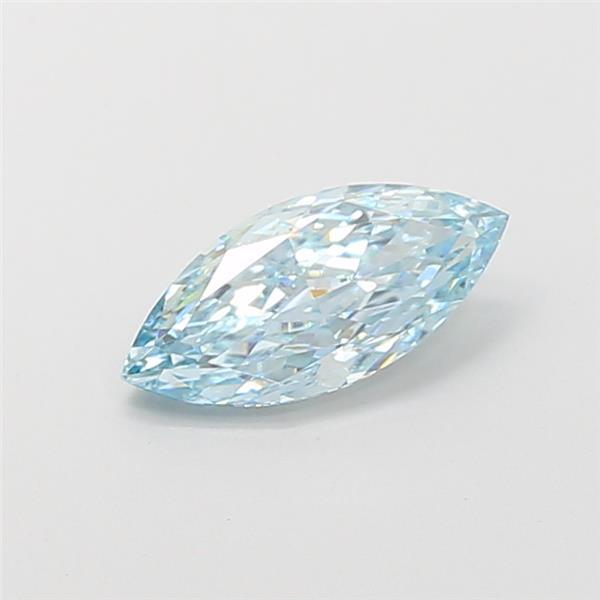 1.00 Ct. Fancy Intense  Blue Marquise Lab Grown Diamond