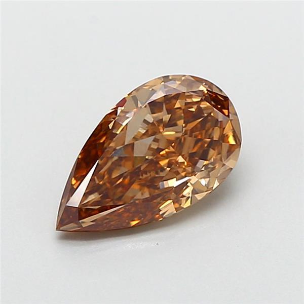 1.01 Ct. Fancy Light Brown Pear Lab Grown Diamond