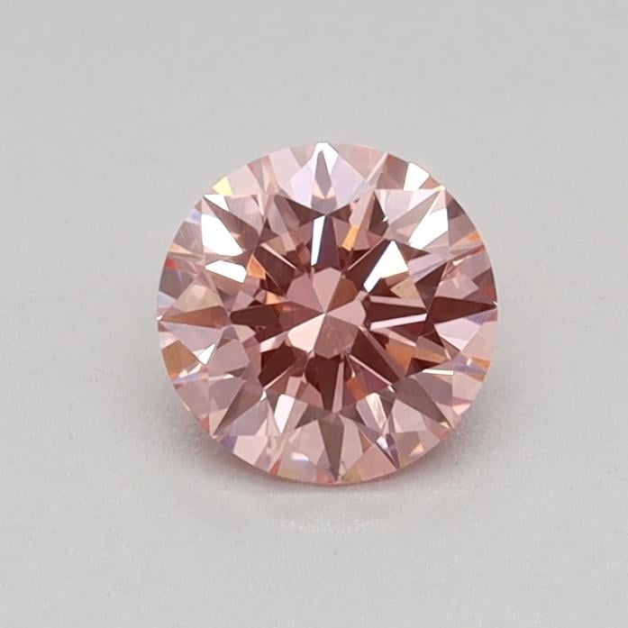0.33 Ct. Fancy Vivid Pink Round Lab Grown Diamond