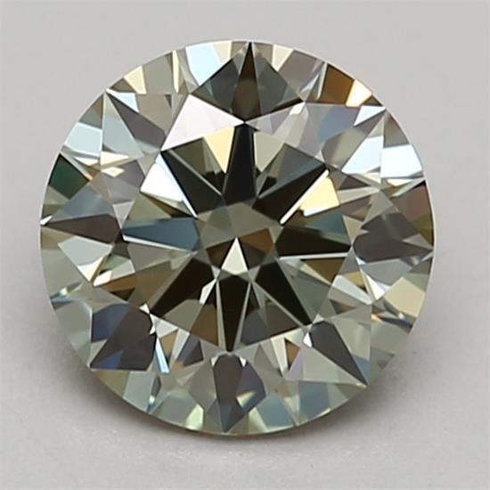 1.49 Ct. Fancy Intense Green Round Lab Grown Diamond
