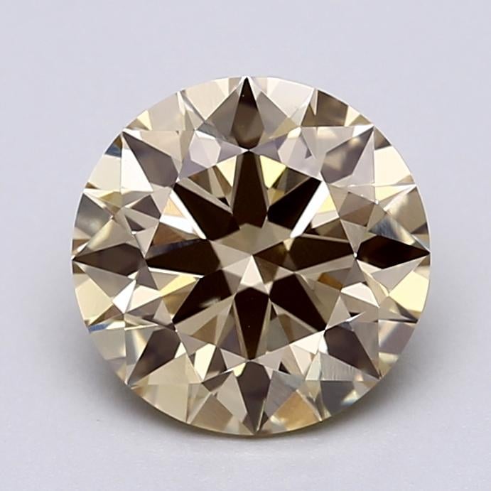 2.04 Ct. Fancy  Yellow Round Lab Grown Diamond