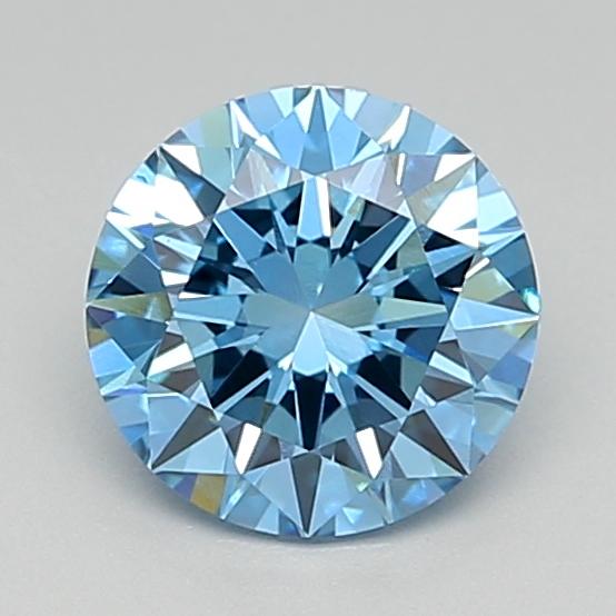 1.00 Ct. Fancy Vivid  Blue Round Lab Grown Diamond