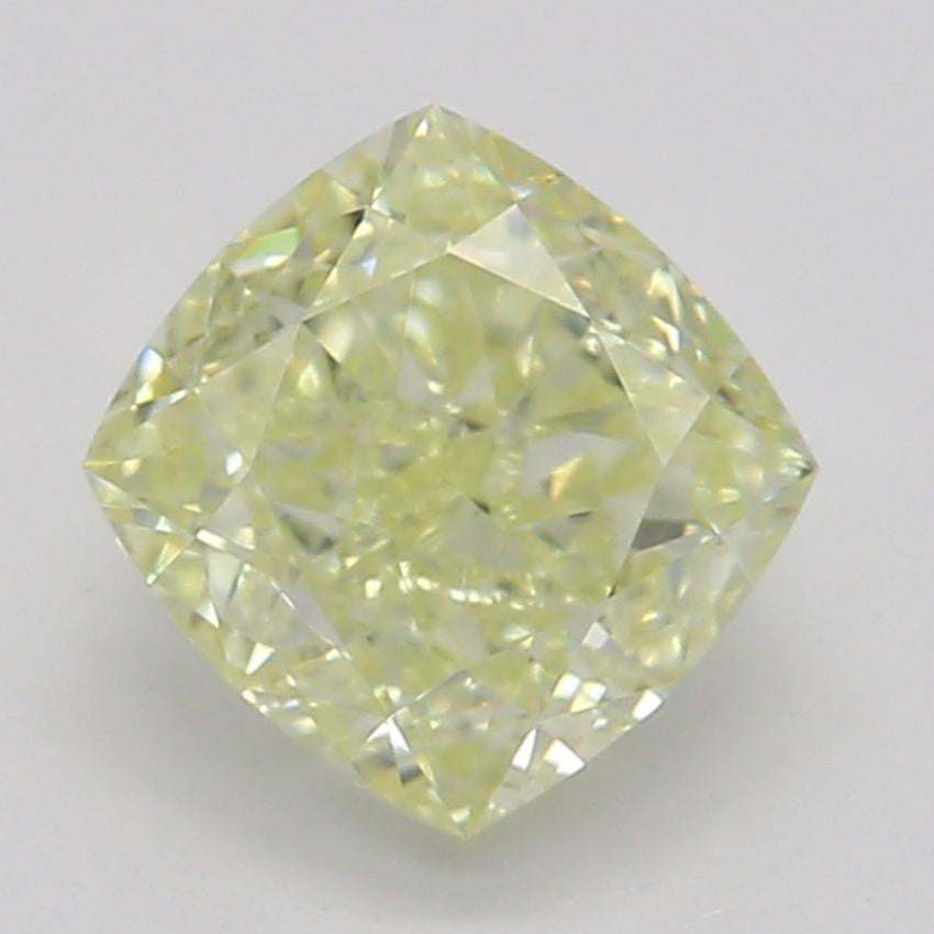 0.75 Ct. Fancy Light Yellow Cushion Diamond