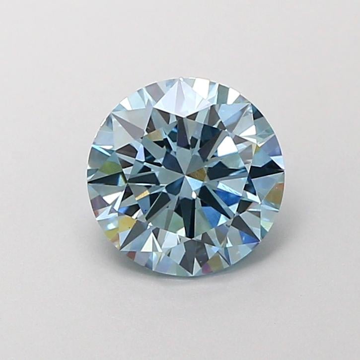 1.20 Ct. Fancy Vivid  Blue Round Lab Grown Diamond