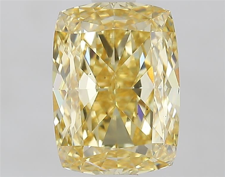 1.82 Ct. Fancy Intense  Yellow Cushion Lab Grown Diamond