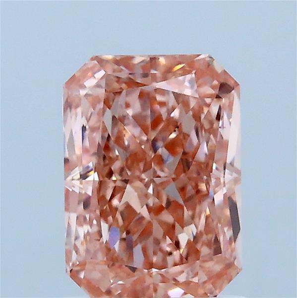 1.56 Ct. Fancy Intense Pink Radiant Lab Grown Diamond