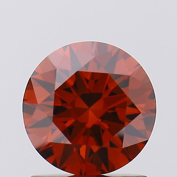1.01 Ct. Fancy Deep Orange Round Lab Grown Diamond