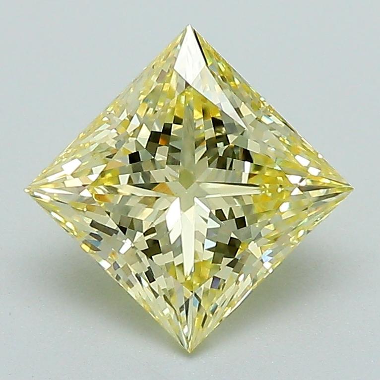 1.73 Ct. Fancy Intense Yellow Princess Lab Grown Diamond