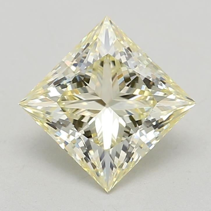 1.57 Ct. Fancy Light Yellow Princess Lab Grown Diamond