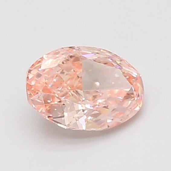 0.82 Ct. Fancy Vivid Pink Oval Lab Grown Diamond