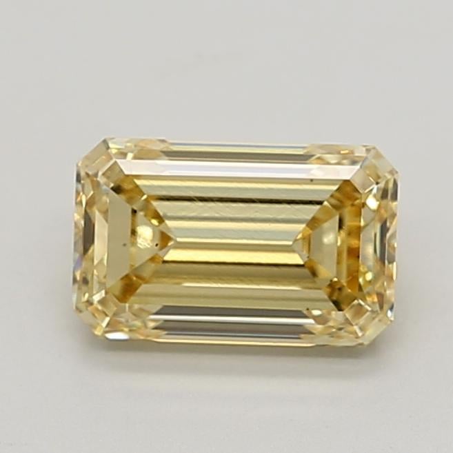 2.01 Ct. Fancy Intense  Yellow Emerald Lab Grown Diamond