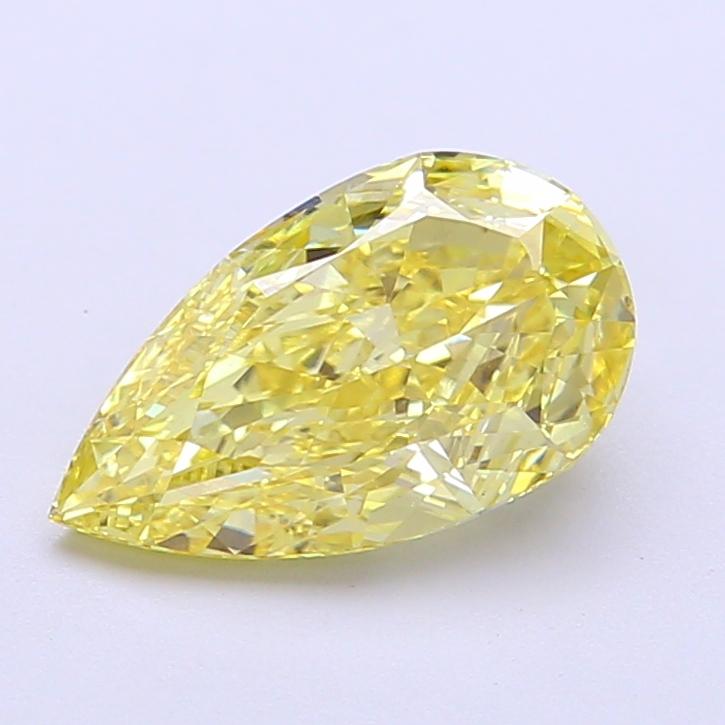 1.78 Ct. Fancy Intense Yellow Pear Lab Grown Diamond