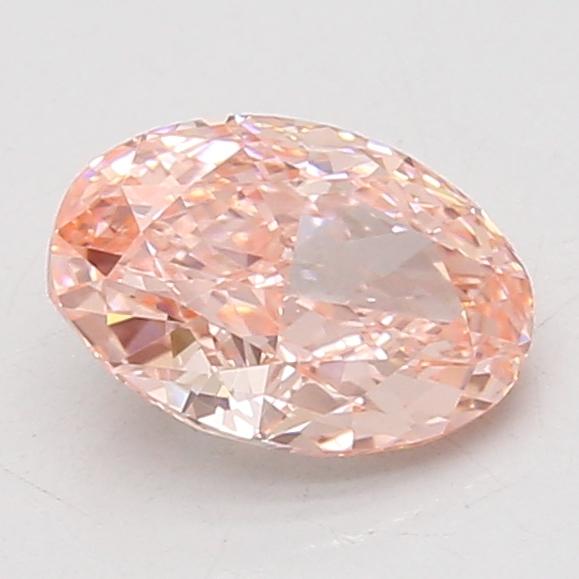 1.45 Ct. Fancy Vivid Pink Oval Lab Grown Diamond