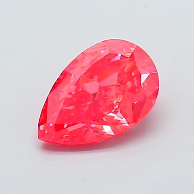 1.01 Ct. Fancy Vivid Pink Pear Lab Grown Diamond