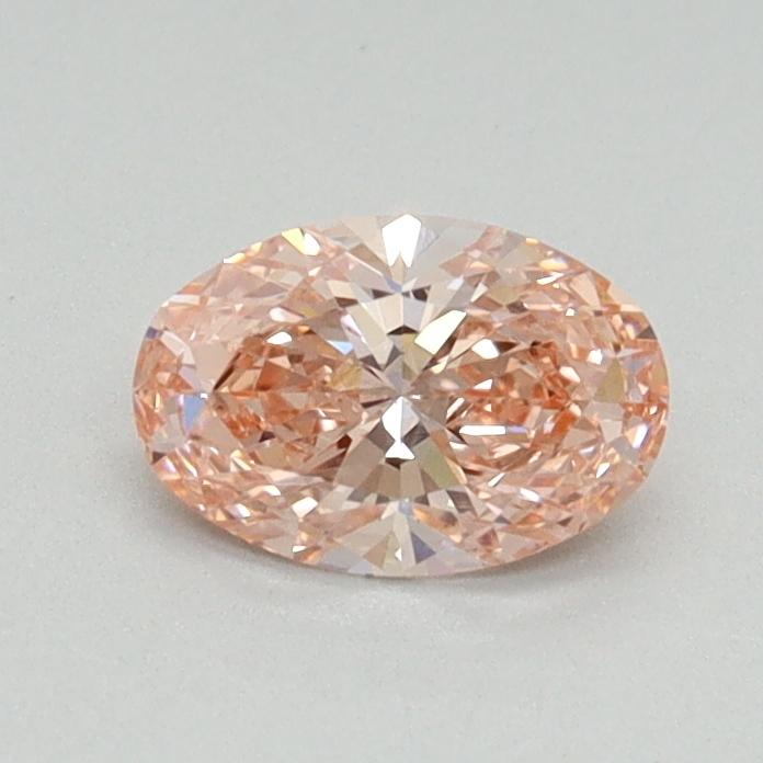 0.51 Ct. Fancy Vivid Pink Oval Lab Grown Diamond