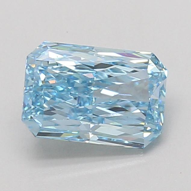 1.55 Ct. Fancy Vivid Blue Radiant Lab Grown Diamond