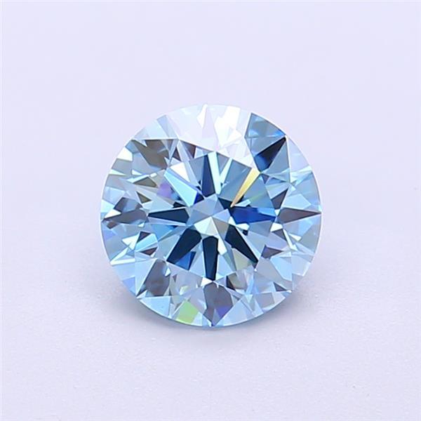 1.03 Ct. Fancy Vivid  Blue Round Lab Grown Diamond