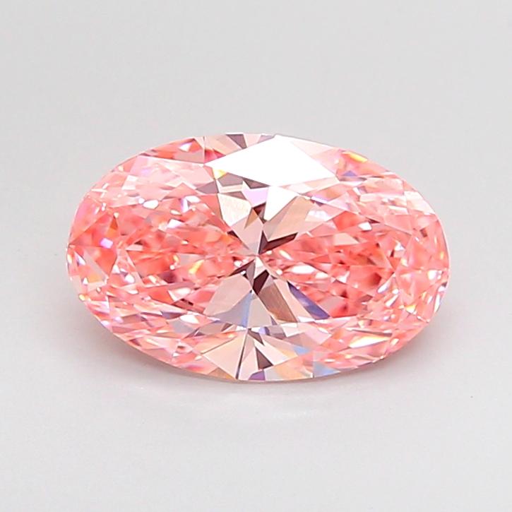 2.03 Ct. Fancy Pink Oval Lab Grown Diamond