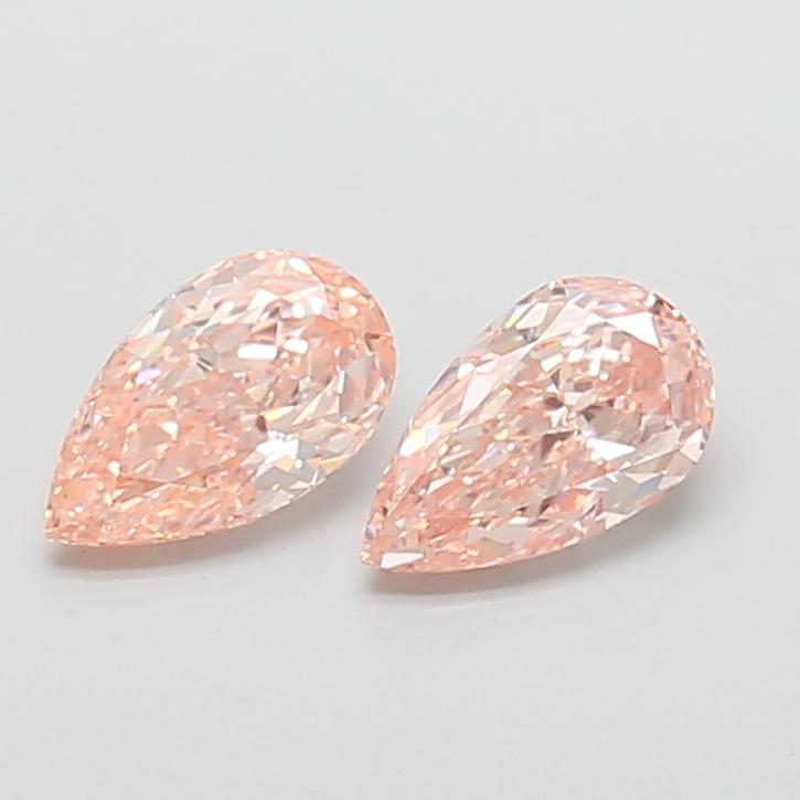 1.52 Ct. Fancy Intense Pink Pear Lab Grown Diamond