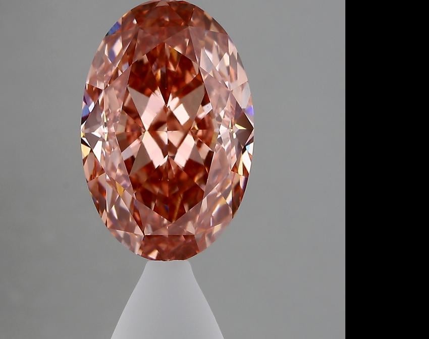 4.08 Ct. Fancy Blue Oval Lab Grown Diamond