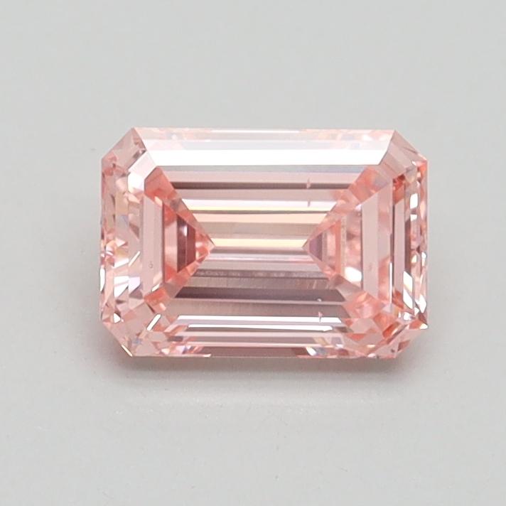 0.7 Ct. Fancy Vivid Pink Emerald Lab Created Diamond