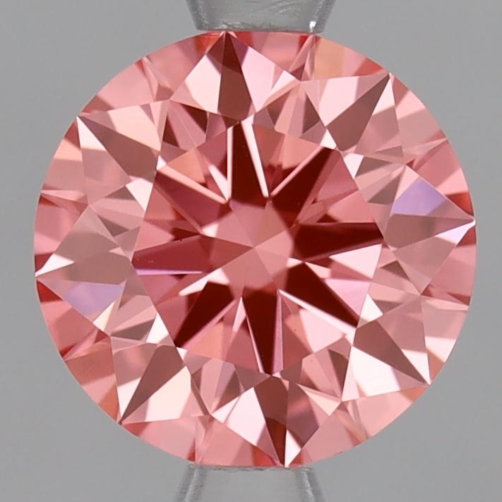 1.06 Ct. Fancy Vivid Pink Round Lab Grown Diamond