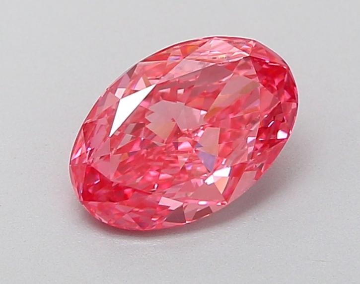 1.19 Ct. Fancy Vivid  Pink Oval Lab Grown Diamond