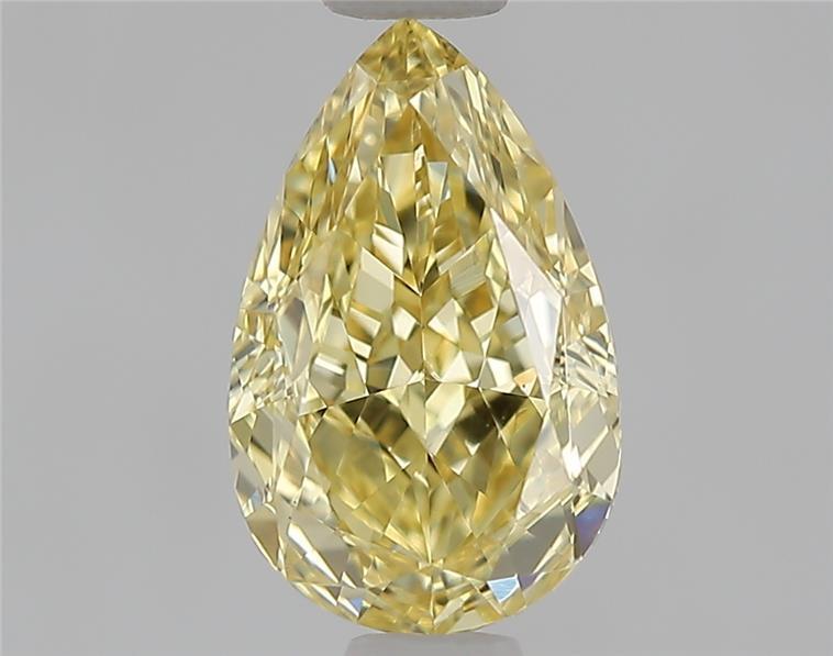 1.10 Ct. Fancy Intense  Yellow Pear Lab Grown Diamond