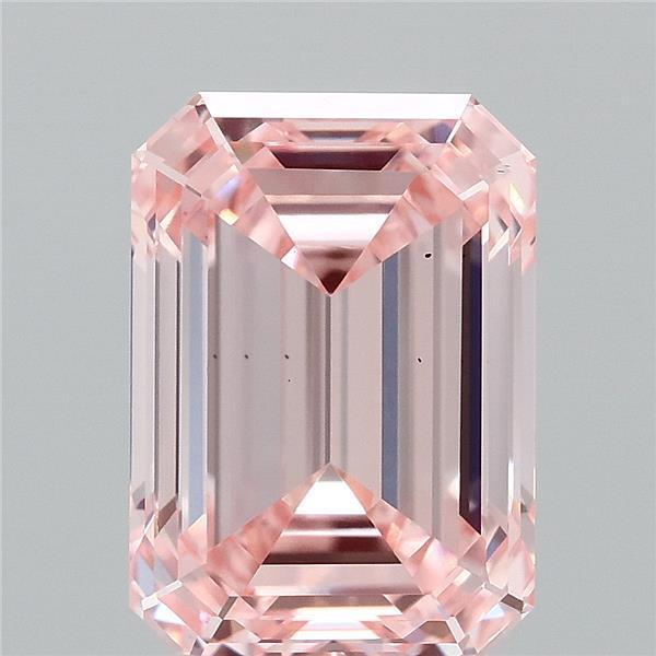 2.01 Ct. Fancy Intense Pink Emerald Lab Grown Diamond