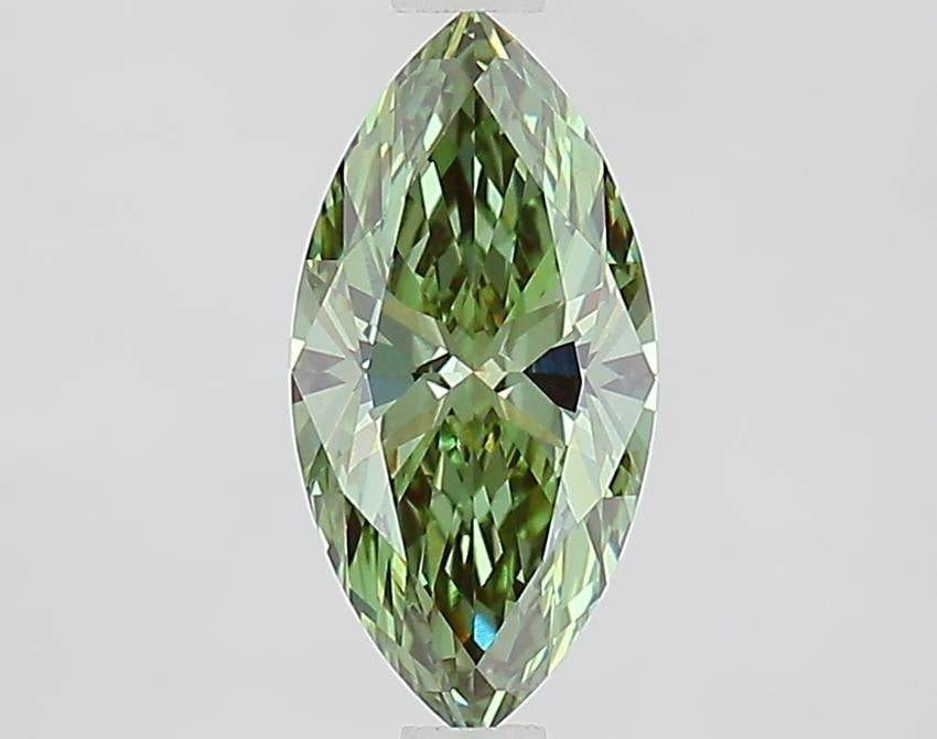 1.01 Ct. Fancy Vivid Green Marquise Lab Grown Diamond