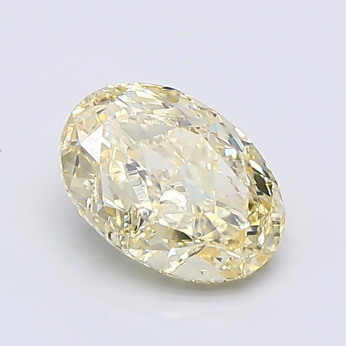 1.03 Ct. Fancy Yellow Oval Lab Grown Diamond