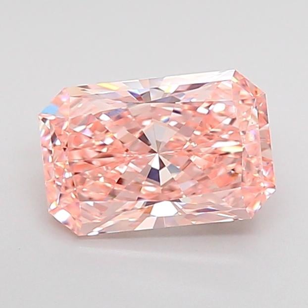 1.13 Ct. Fancy Intense  Pink Radiant Lab Grown Diamond