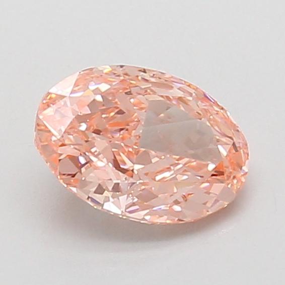 1.04 Ct. Fancy Vivid Pink Oval Lab Grown Diamond