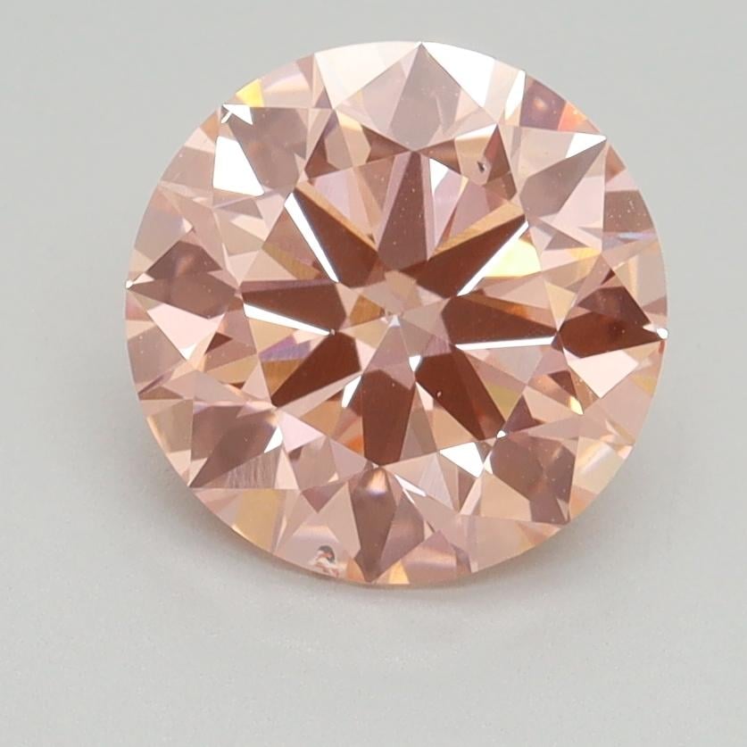 2.00 Ct. Fancy Intense Pink Round Lab Grown Diamond